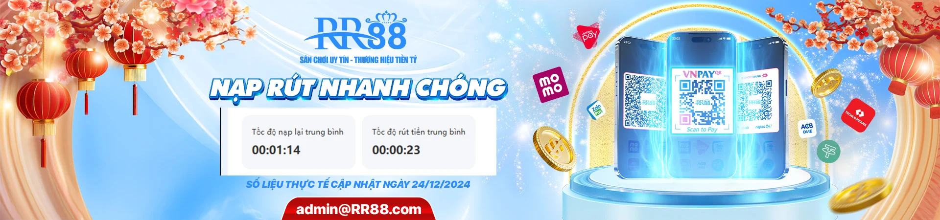 nạp rút nhanh chóng rr88